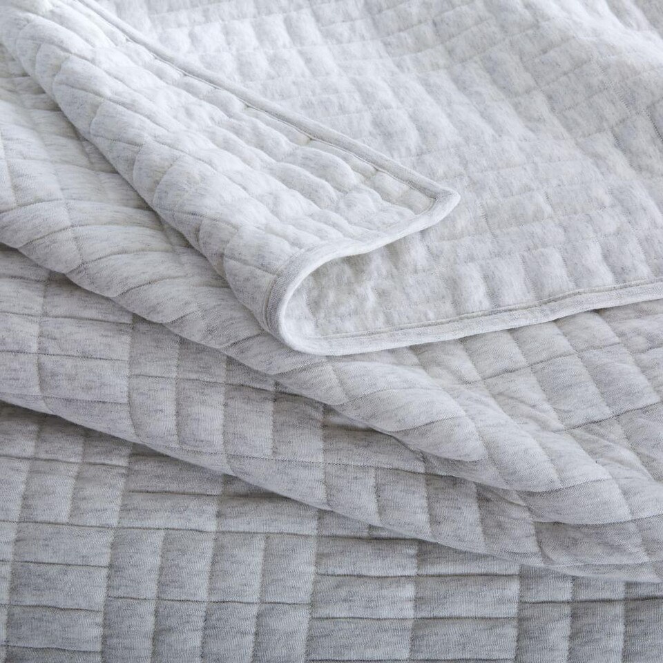 Cotton Cloud Jersey Blanket west elm Australia